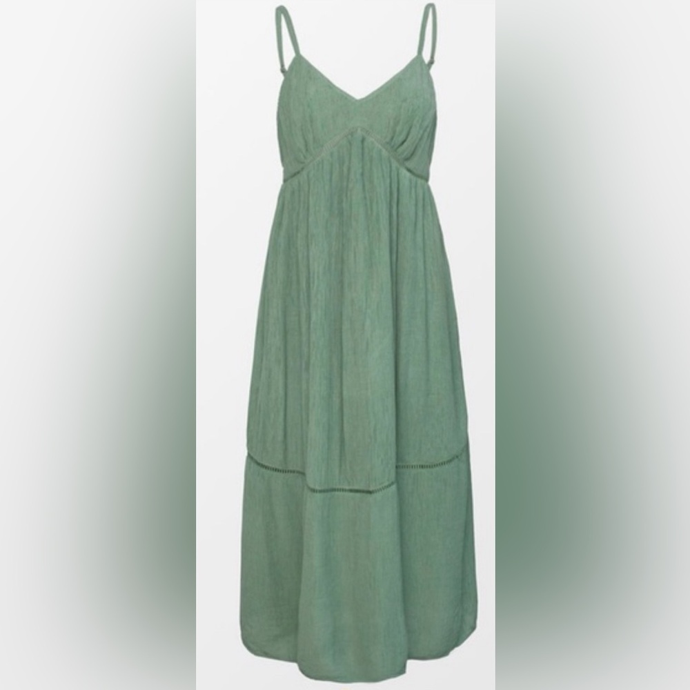 Green cutout dress